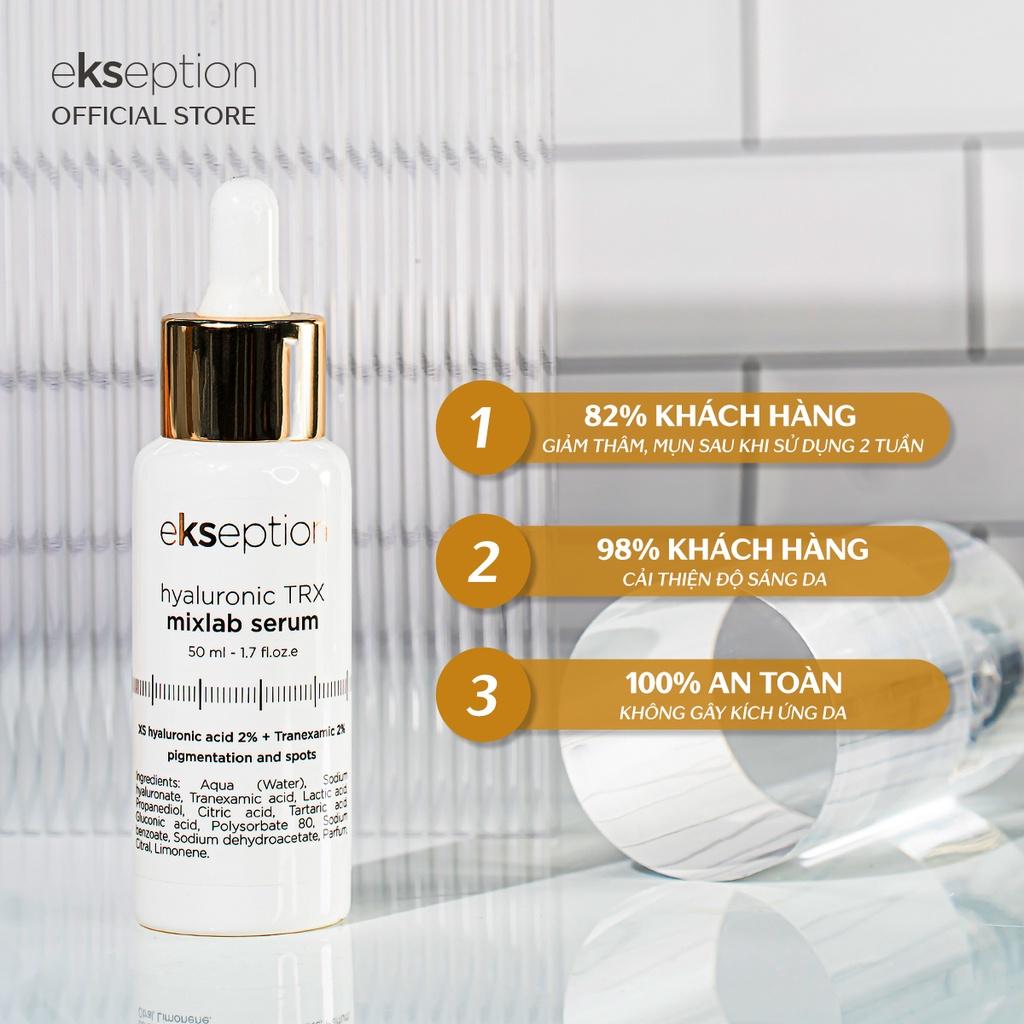 Serum cấp ẩm dưỡng trắng sáng da, cải thiện sạm nám Ekseption Hyaluronic TRX 50ml chứa 2% tranexamic acid