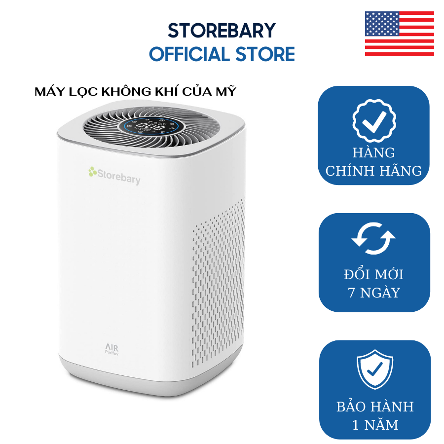 Máy lọc không khí STOREBARY C350 - Thương hiệu Mỹ - Hàng chính hãng