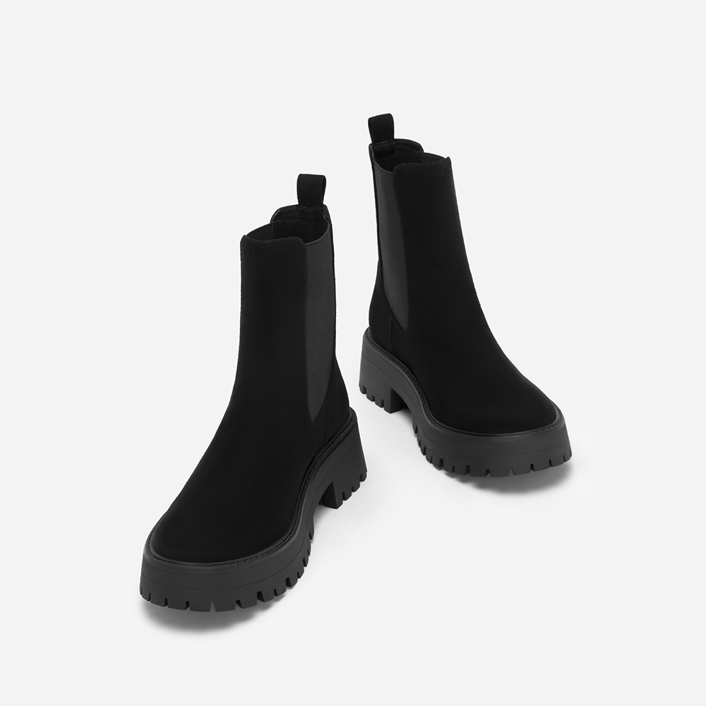 Vascara All-Day Comfort Chelsea Boot Cổ Vừa Nubuck - BOT 0920