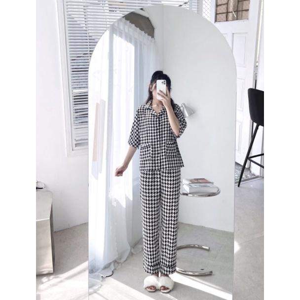 Bộ ngủ LỤA MANGO cánh dơi hot hit CỘC DÀI
