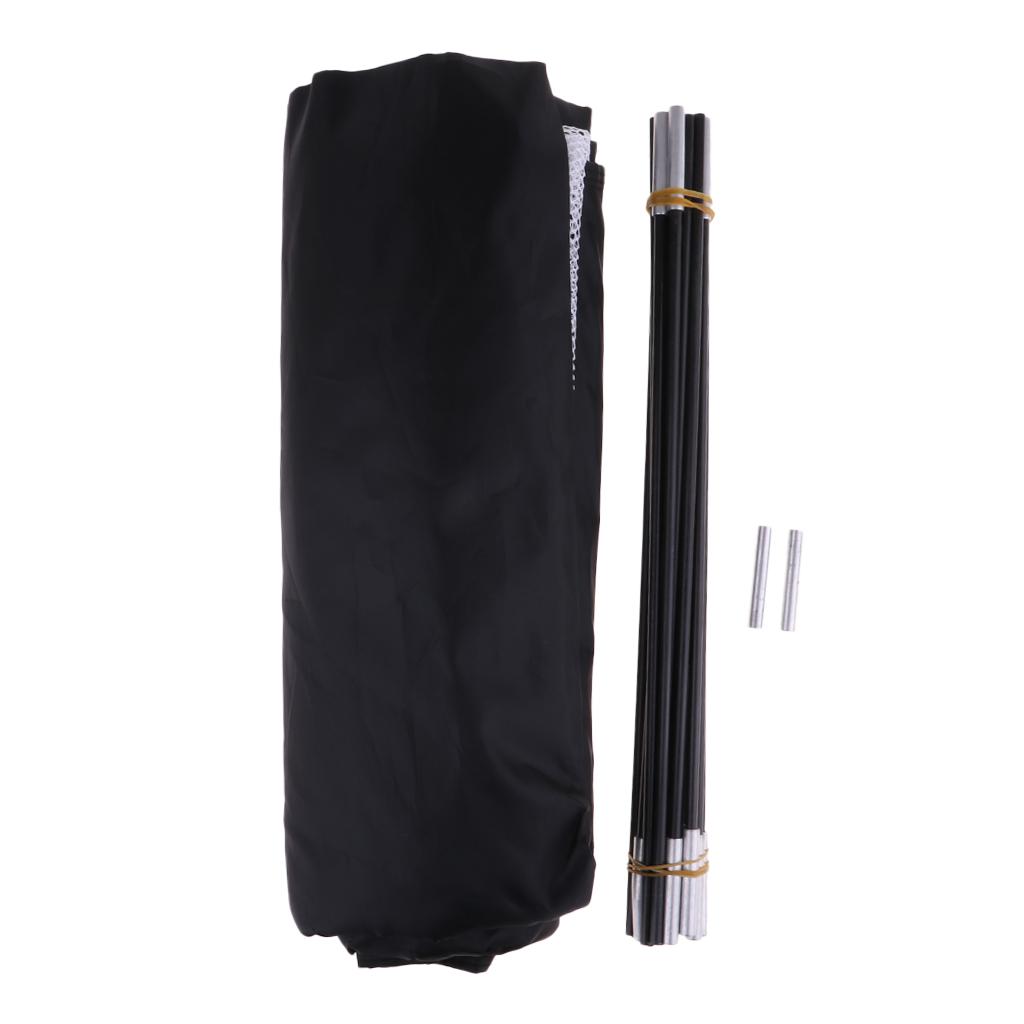 2m Golf Swing Practice Net Hitting -Up Cage Folding Travel Putter Club Irons