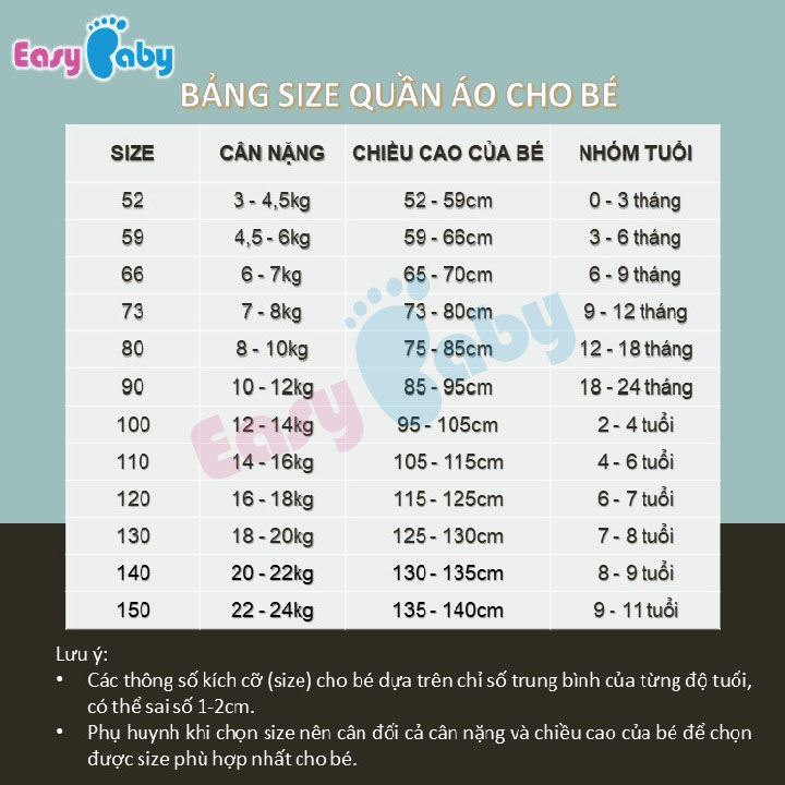 Đồ bộ cho bé gái Easy Baby từ 7-16kg, bộ quần áo bé gái vải cotton thoáng mát