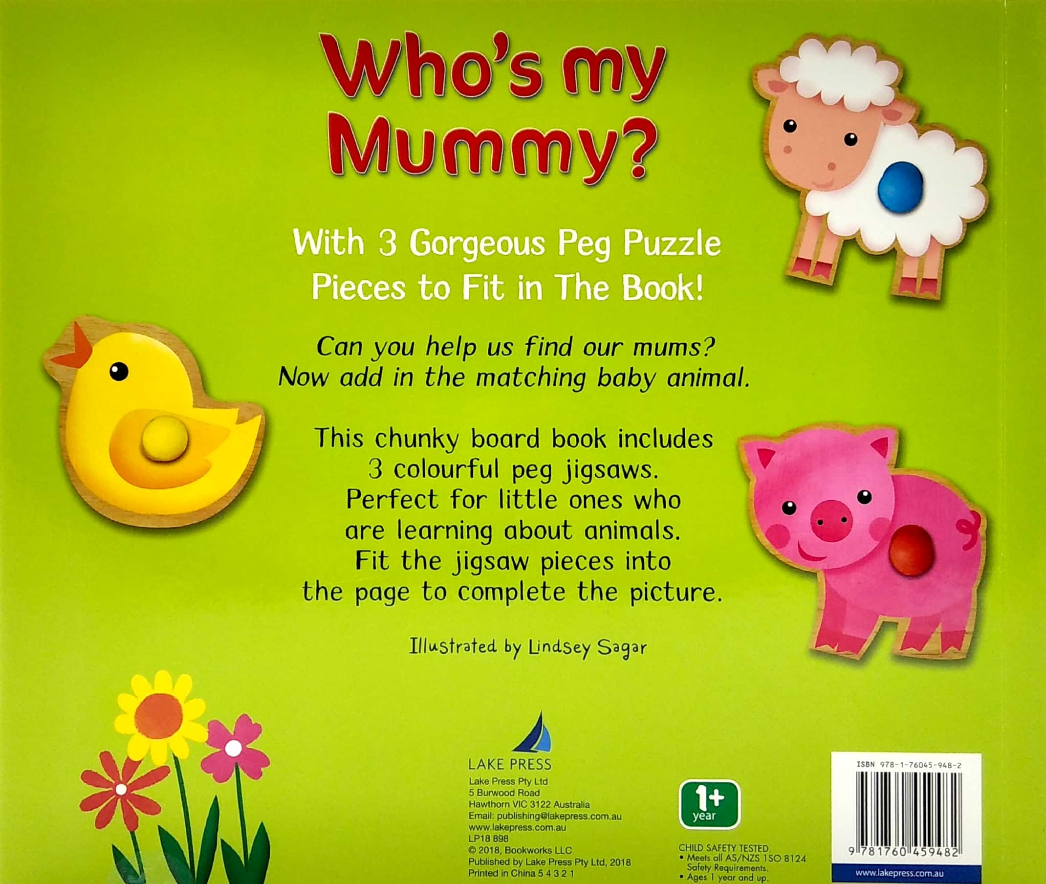 Peg Puzzles - Who's My Mummy?