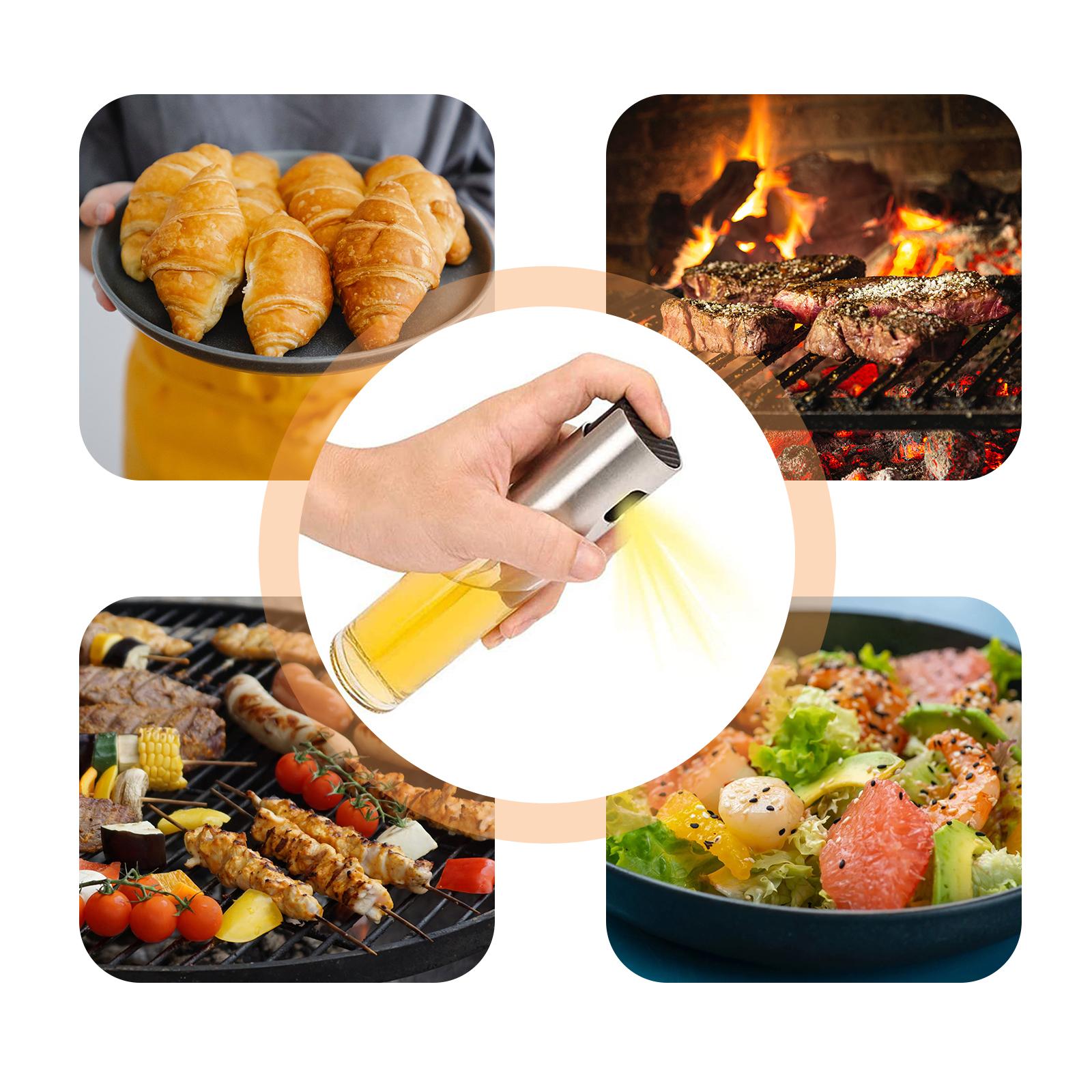 Olive Oil Sprayer Mister Spray Bottle Refillable Oil Dispenser for BBQ Salad Baking Roasting Grilling Hair Spray Bottle