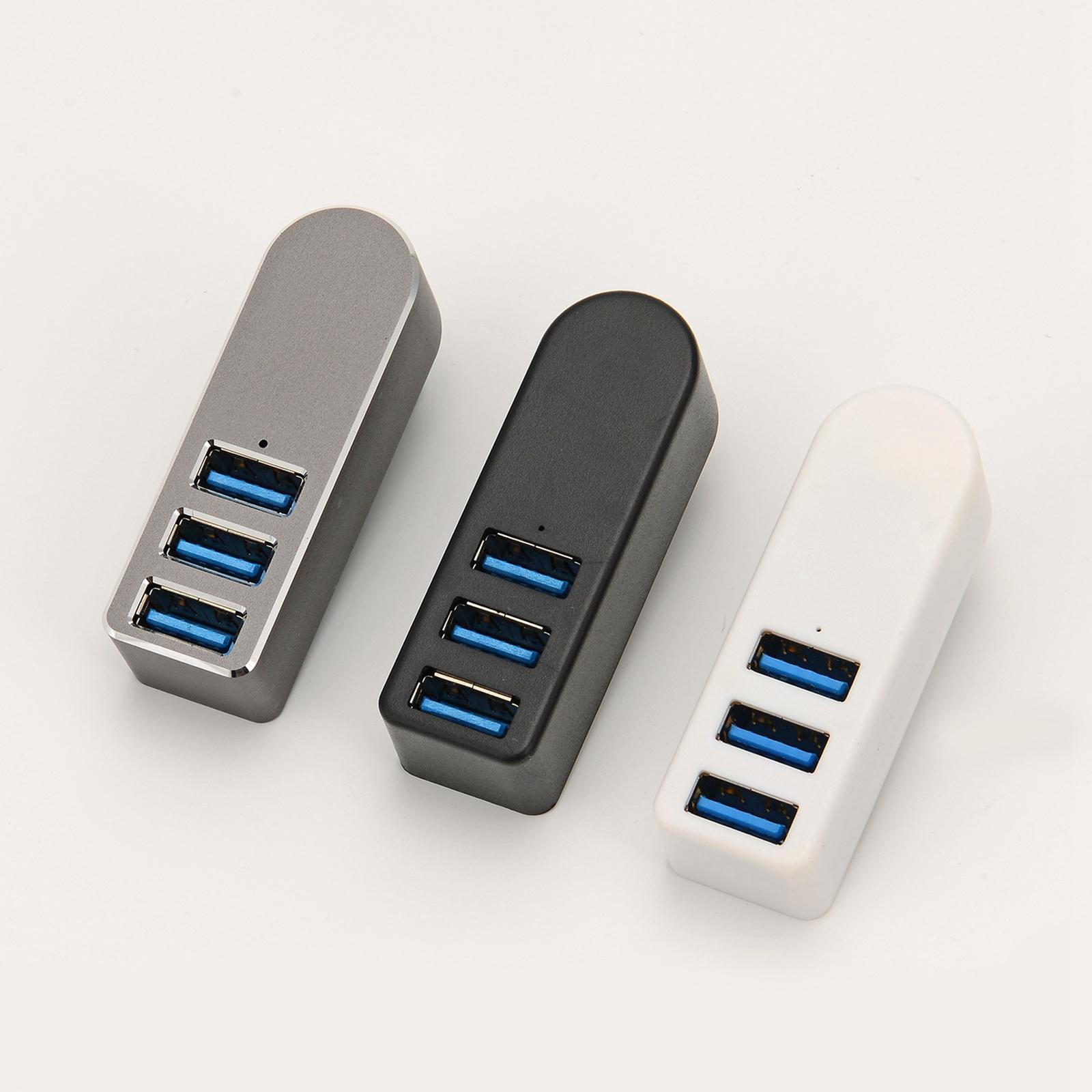 3 Port USB 3.0 Hub 270 Degree Rotatable USB Docking Station for Phones Keyboard Digital Camera