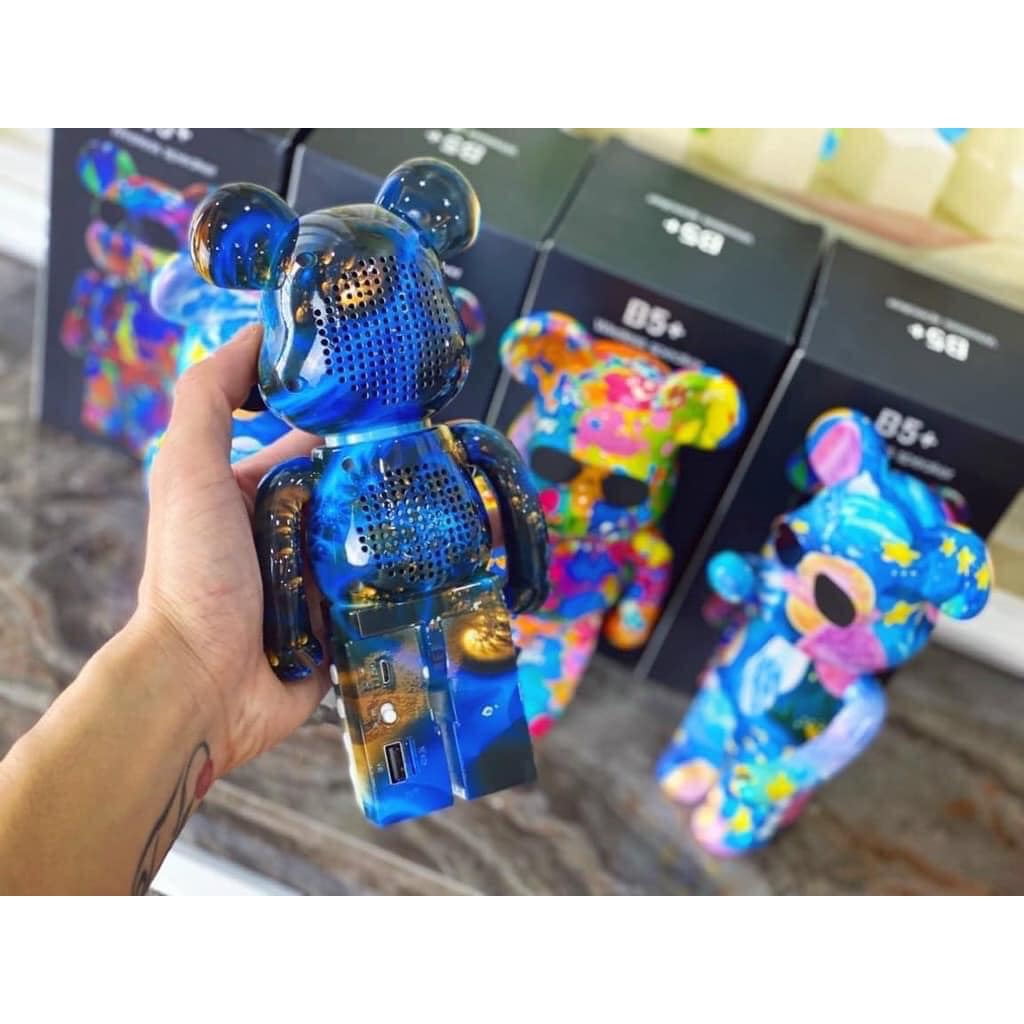 Loa Bluetooth Gấu Bearbrick Nghe Nhạc cực hay Bass Căng