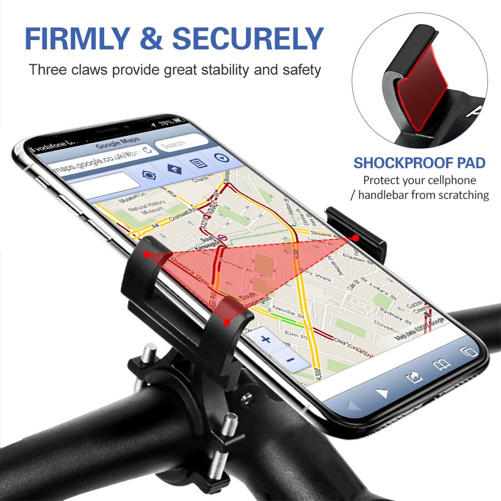 Giá Đỡ Điện Thoại Di Động 3.0-6.8 Inch Nhôm Cho Xe