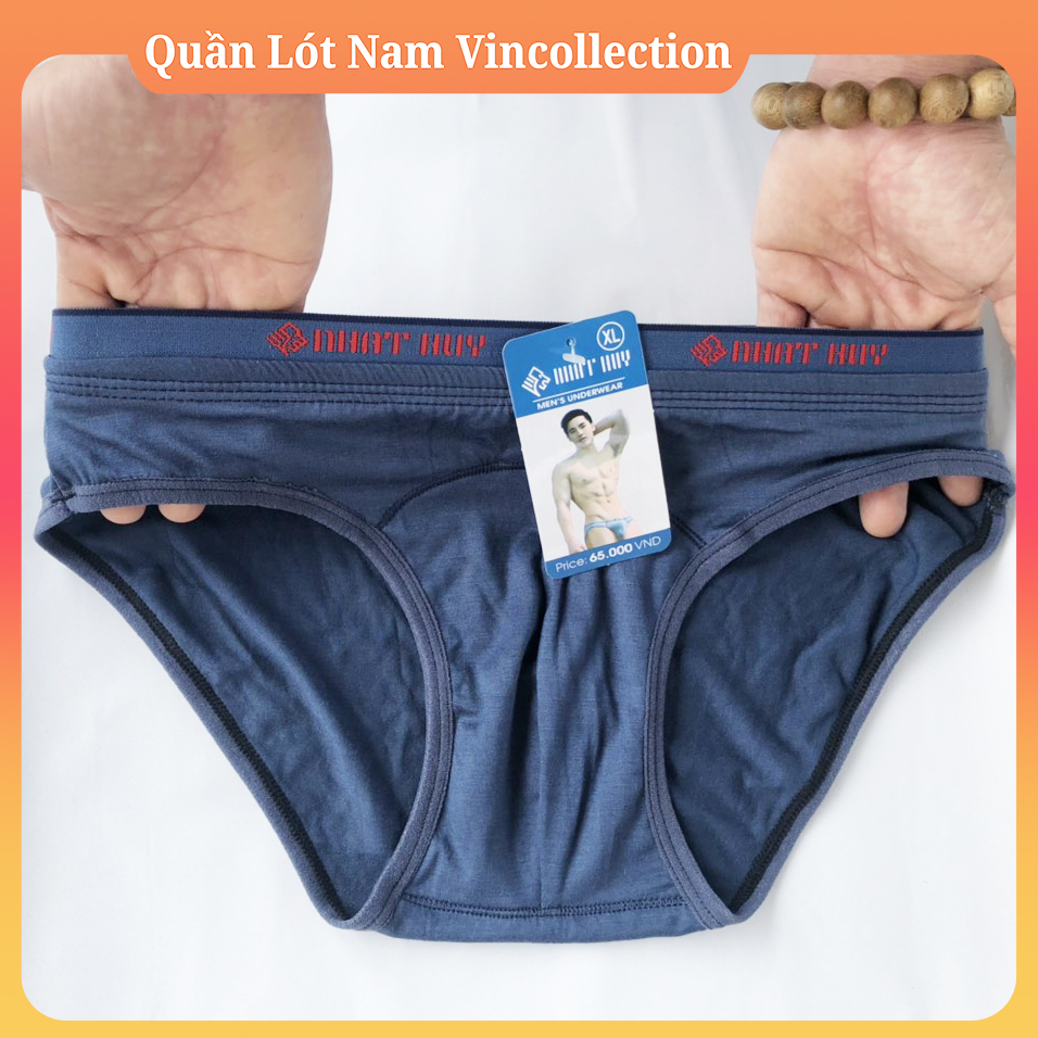 |Combo 7| Quần Lót Nam Chéo Nhật Huy Cotton Co Giãn 4 Chiều Cao Cấp Quần Lót Của Nam quần nhỏ nam sexy tam giác của nam học sinh cotton đẹp cao cấp  - Quần Lót Nam Vincollection