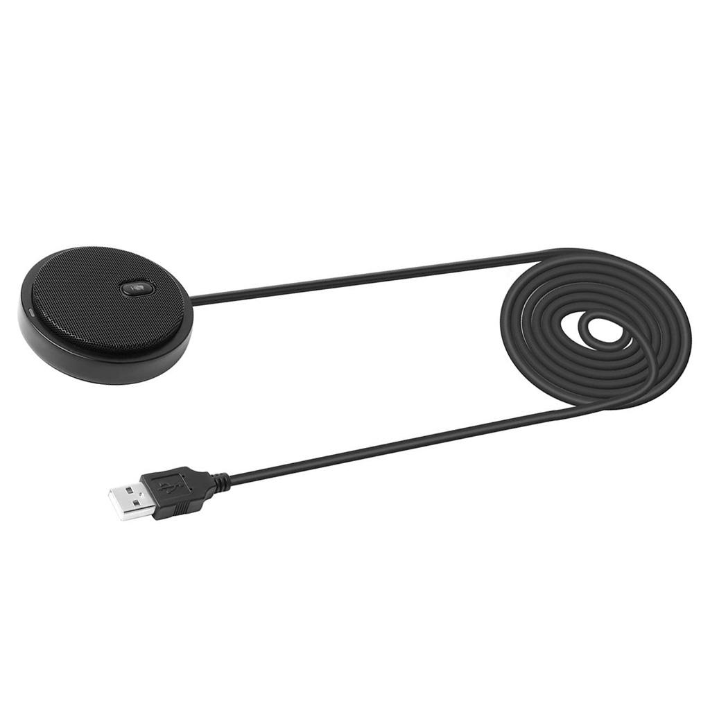USB Microphone PC Laptop Stereo Omnidirectional Condenser for for Business Video Conference, Recording, Chat, Skype, Online Meeting, Gaming