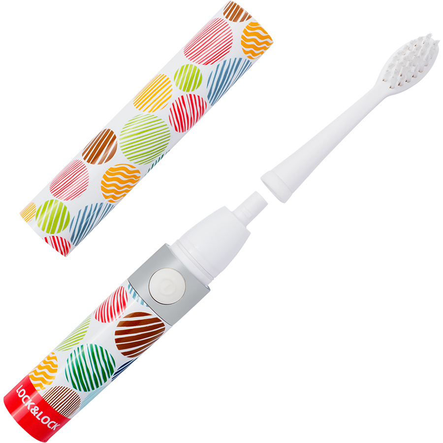 Bàn Chải Đánh Răng Điện Lock Lock Portable Electric Toothbrush ENR236 (162 x 20 x 20 mm)