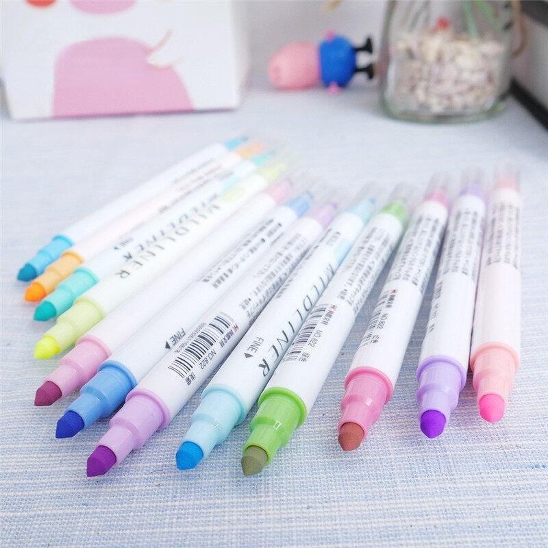 Set 12 bút dạ quang nhiều màu sắc dùng cho học sinh