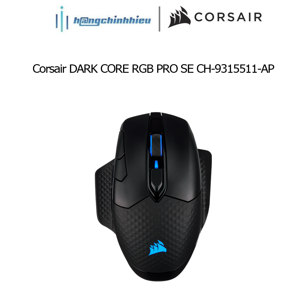 Chuột không dây Corsair DARK CORE RGB PRO SE CH-9315511-AP Hàng chính hãng