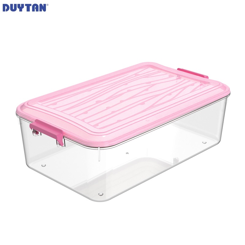 Hộp chữ nhật thấp nhựa Duy Tân - 09132 - Giao màu ngẫu nhiên - Hàng chính hãng