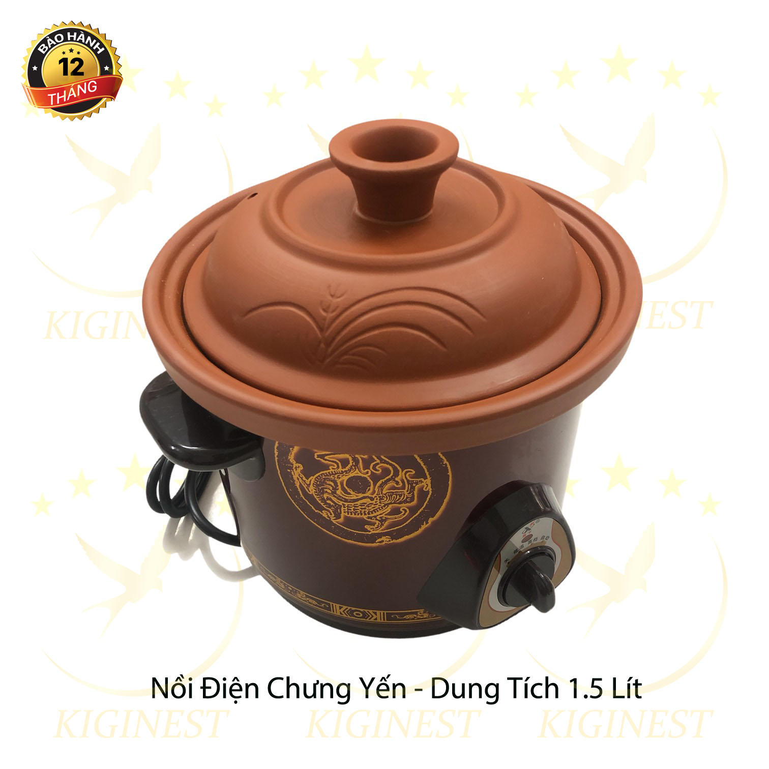 NỒI ĐIỆN ĐA NĂNG CHƯNG YẾN HOẶC NẤU HẦM 1,5 LÍT