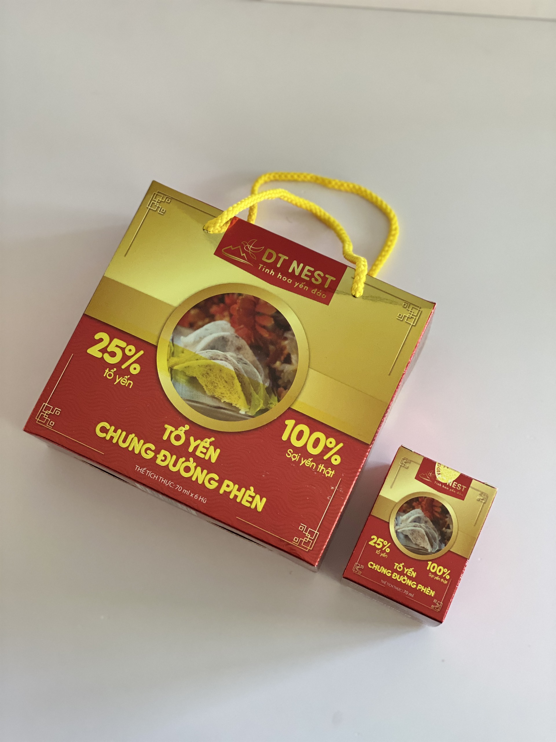 Tổ Yến chưng đường phèn , nước yến DT Khánh Hòa