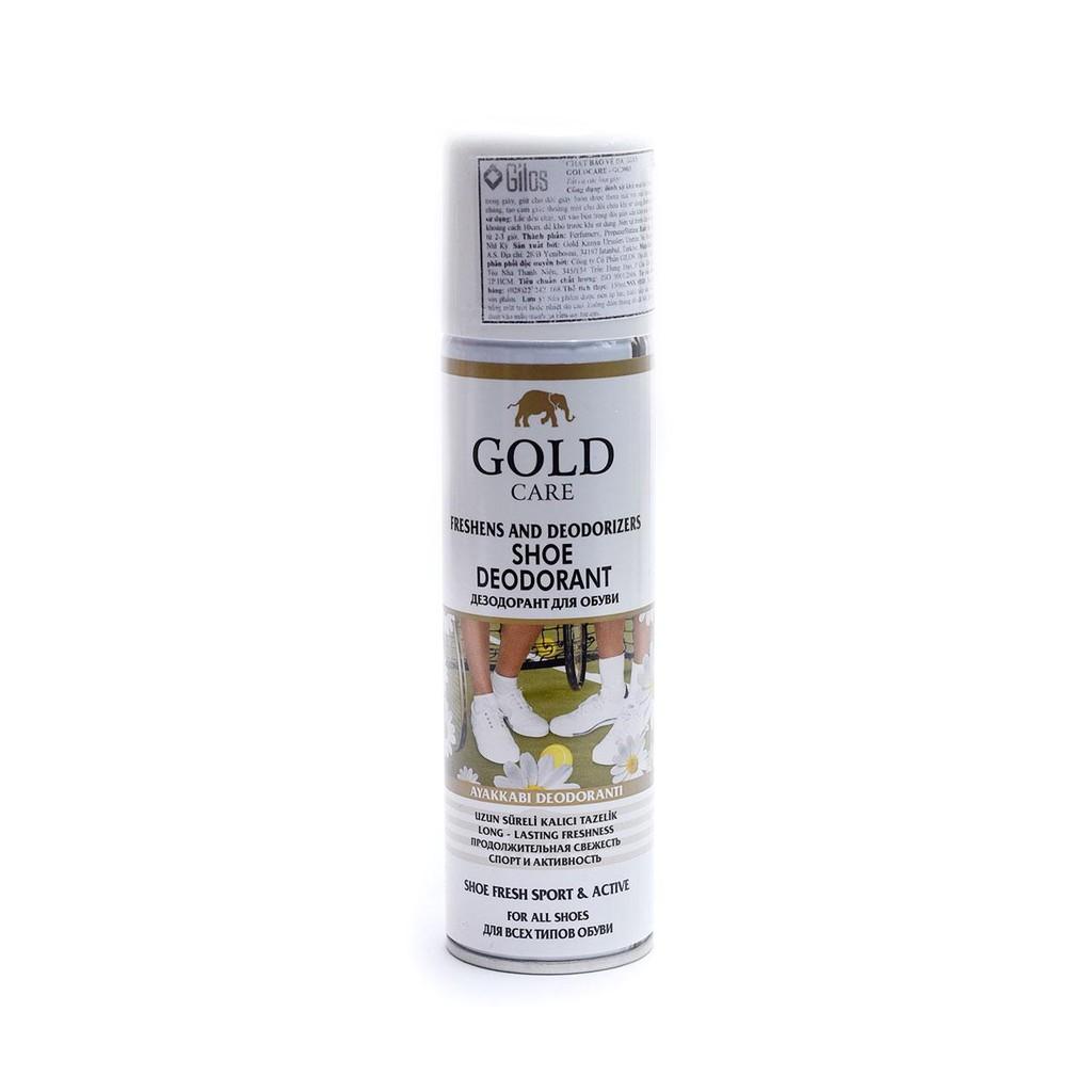 Bình Xịt Khử Mùi Hôi Giày GoldCare GC3003 150ml