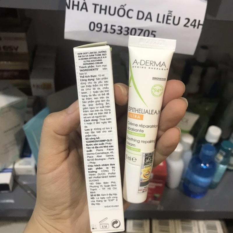 Aderma Epitheliale A.H Duo kem làm liền sẹo tái tạo da 15ml