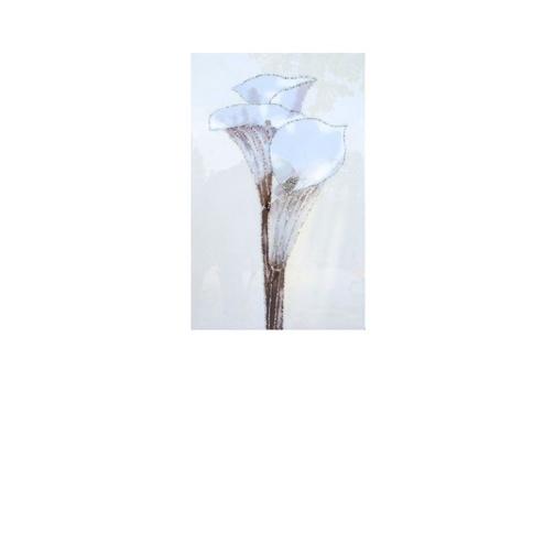 Tranh Epoxy Resin thủ công hoa lily tranh tráng gương tranh treo phòng khách quà tặng sếp quà tân gia quà 8/3