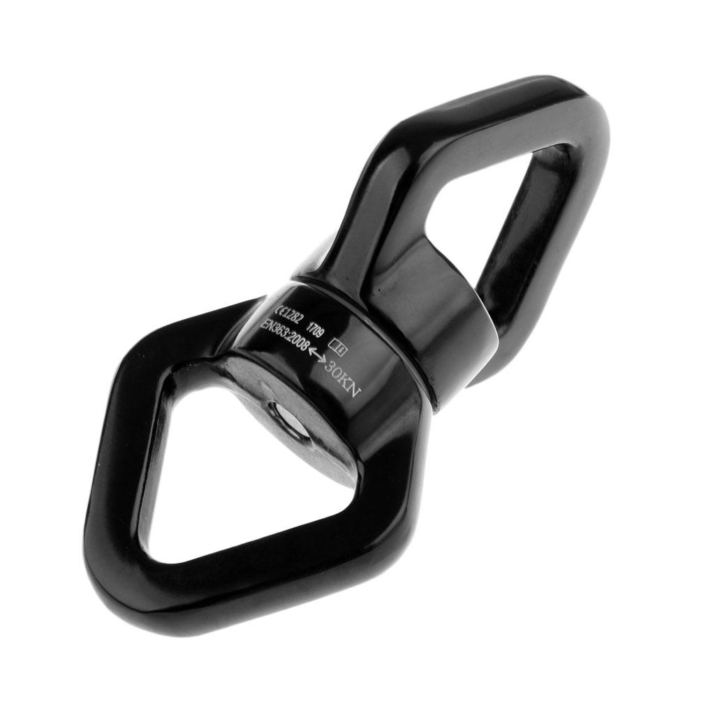 30KN Rope Swivel Connector Spinner for Rock Climbing/Swing Set/Aerial Dance