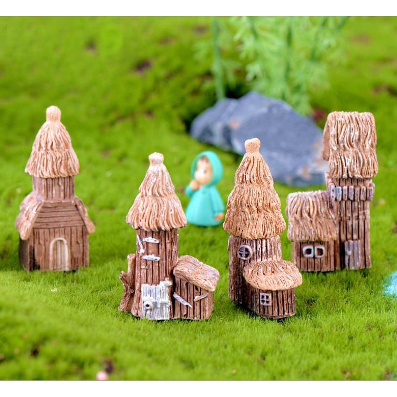 Mô Hình nhà cây trang trí tiểu cảnh terrarium decord mô hình quà tặng trang trí