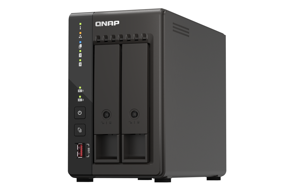 Thiết Bị Lưu Trữ Nas QNAP, Model: TS-253E-8G - Hàng chính hãng