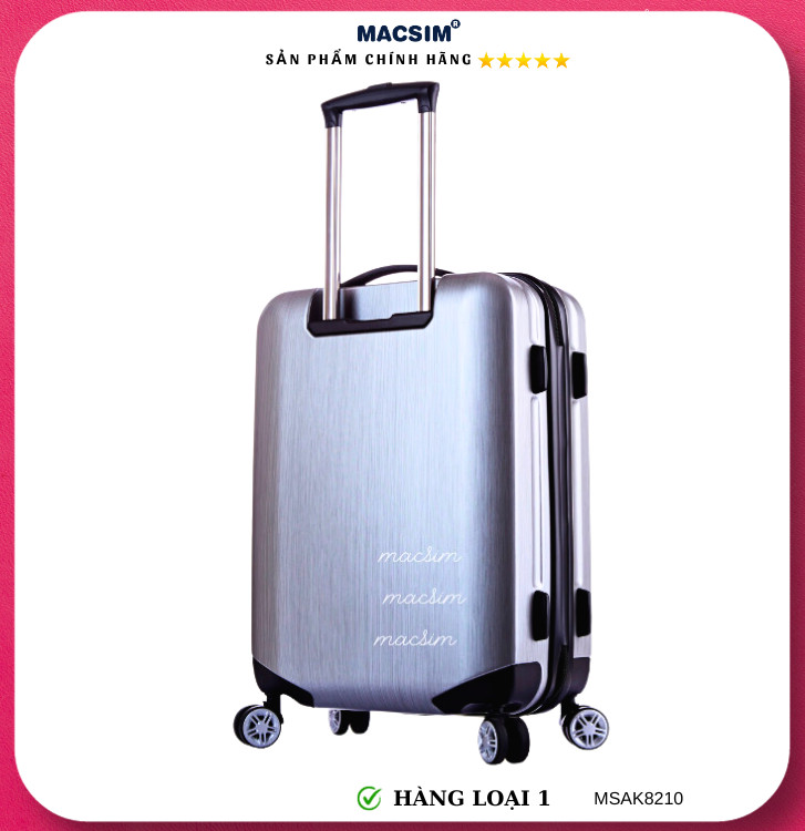 Vali cao cấp Macsim Aksen hàng loại 1 MSAK8210 cỡ 20inch