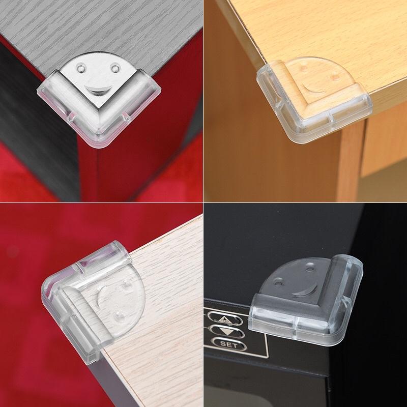 Miếng bọc cạnh bàn bằng Silicon chống va chạm bảo vệ an toàn cho bé CHỮ L - Miếng bịt góc bàn chống va đập kiểu vuông L