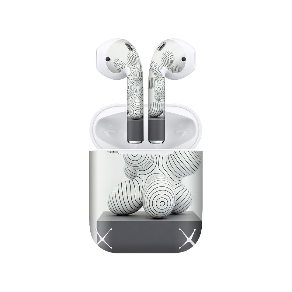 Miếng dán skin chống bẩn cho tai nghe AirPods in hình Họa tiết - HTx044 (bản không dây 1 và 2)