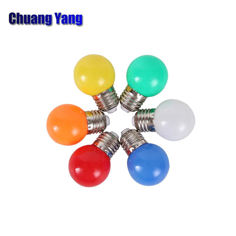 Bóng đèn LED nhiều màu sắc 220V E27