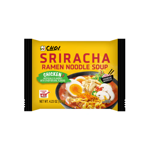 Mì Choi Sriracha gói 120g (Vị gà)