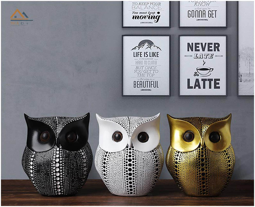 Tượng Decor Con Cú