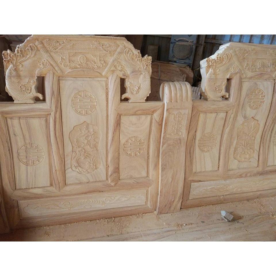 Bộ Bàn Ghế Âu Á Hộp Tay Đặc ( gỗ gõ đỏ,cà te) loại 2m2 và 2m4