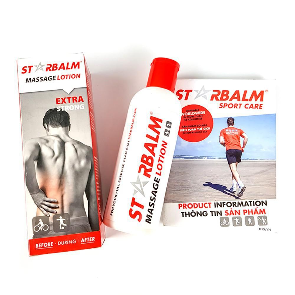 Kem xoa bóp STARBALM, giảm tình trạng nhức mỏi cơ, giúp thư giãn bắp cơ do vận động quá mức, lọ 200ml