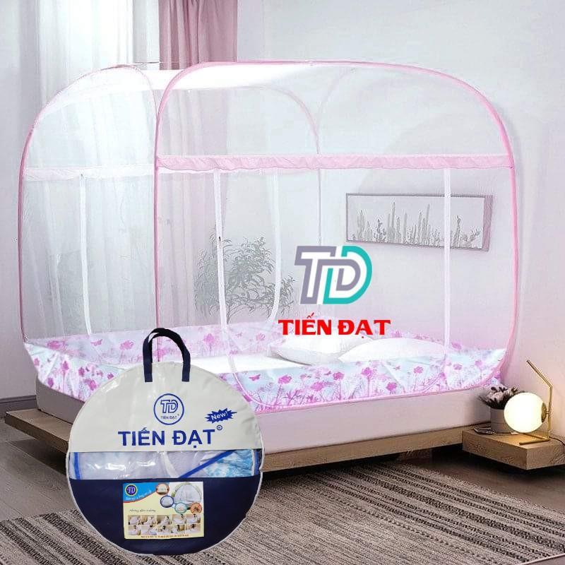 Màn tự bung đỉnh vuông có chân viền