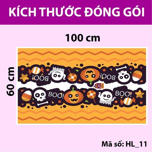 Decal trang trí Halloween 2020 chân tường xương sọ