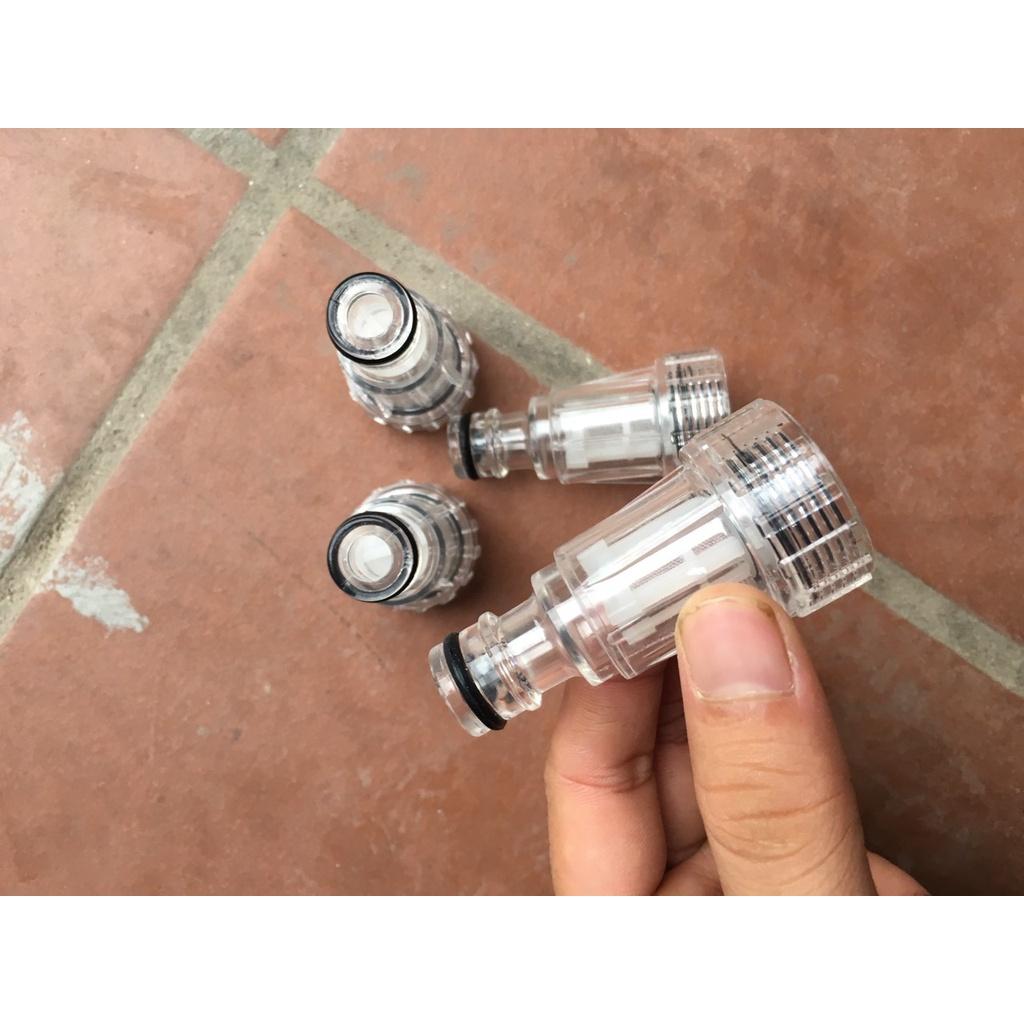 Bộ khớp nối nhanh đầu vào-đầu ra máy rửa xe áp lực cao, Cút lọc nước đầu vào cho máy rửa xe gia đình