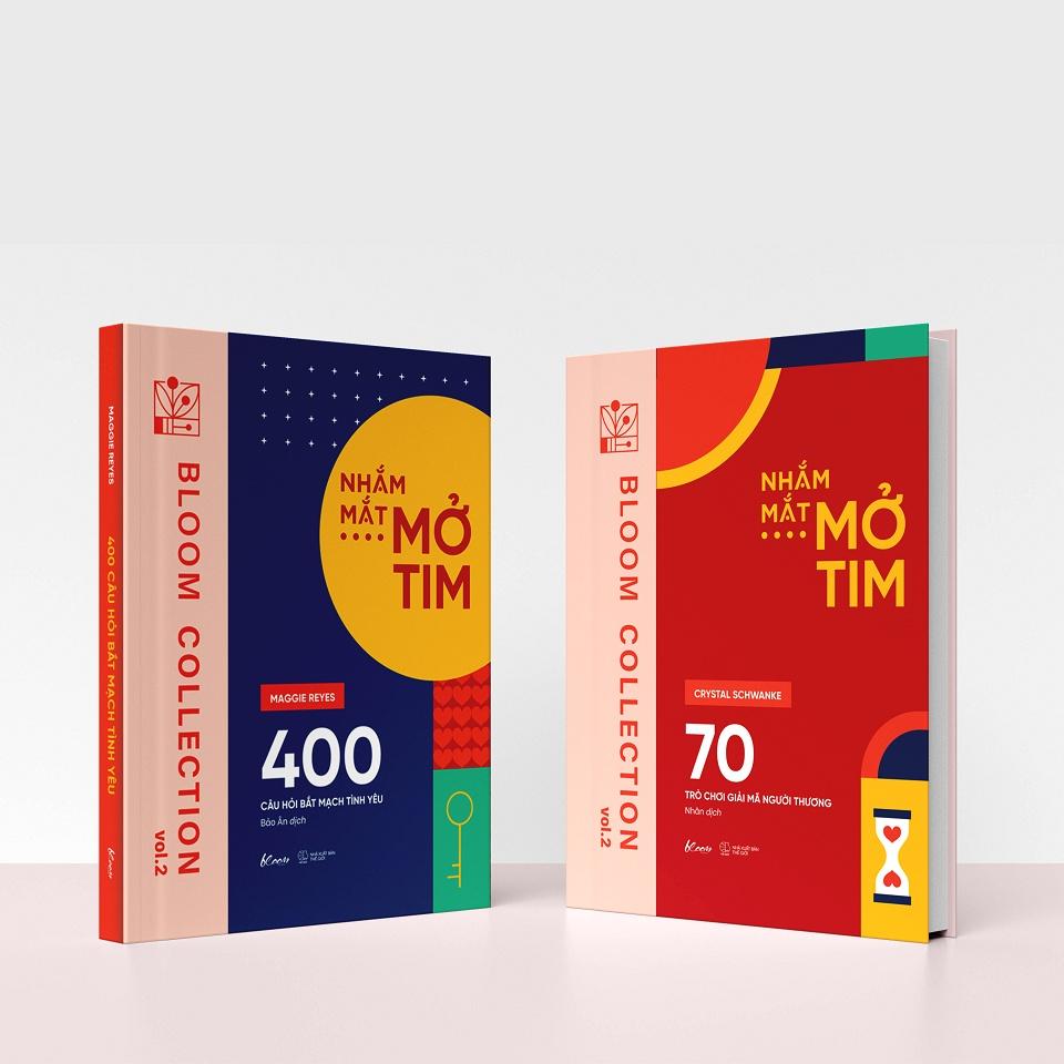 Sách  Combo 2 Quyển: 400 Câu Hỏi Bắt Mạch Tình Yêu + 70 Trò Chơi Giải Mã Người Thương - Skybooks - BẢN QUYỀN