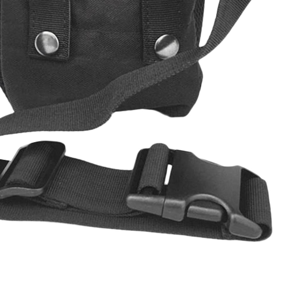 2pcs/set Black+ Tan Strong Durable Chalk Bag with Adjustable & Quick Clip-on Belt for Rock Climbing Weightlifting Bouldering Gym