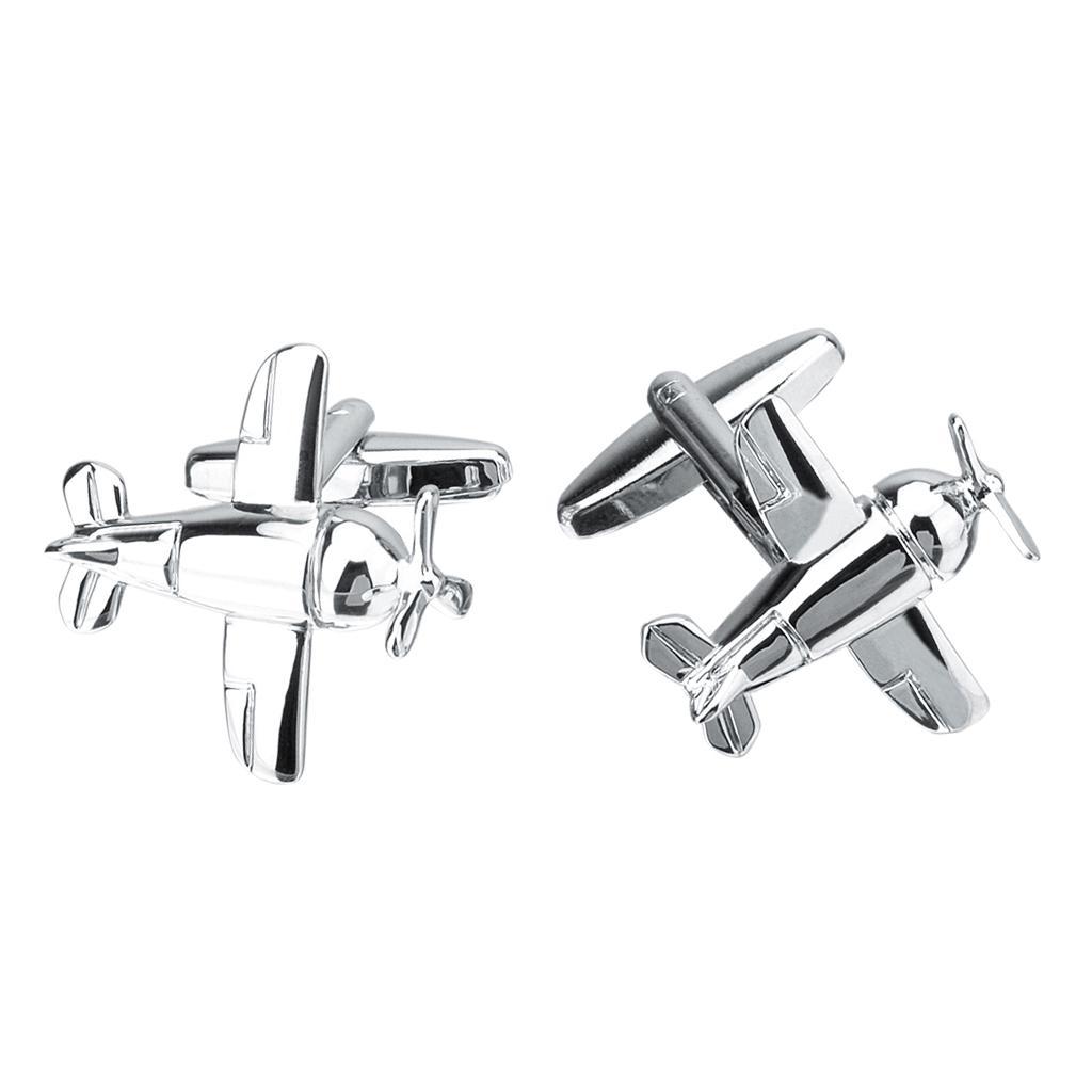 4pcs Mens Boys Brass Business French Shirt Silver Wedding Party Cufflinks