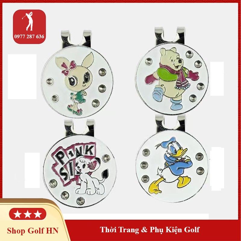 Mác bóng golf clip marker đánh dấu vị trí kẹp nam châm từ tính loại đẹp MB033