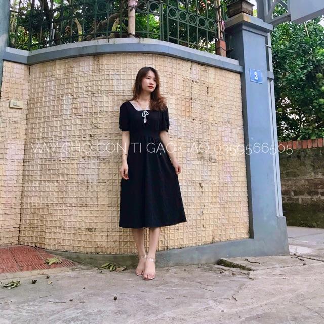 Váy cổ ren ngọc cho con bú sz M- XXL ️ẢNH THẬT SHOP CHỤP