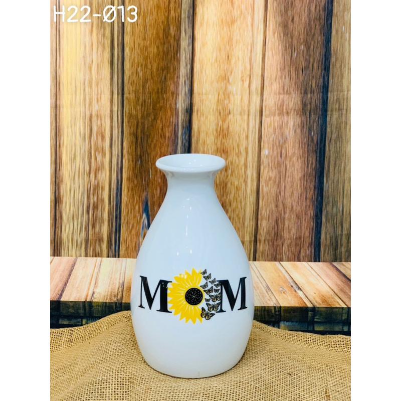 Mẫu bình Decor cắm hoa men sứ xương. Gốm sứ Bát Tràng.