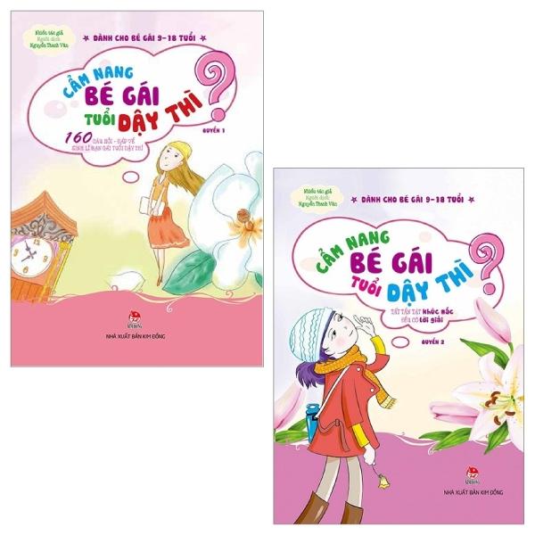 Combo Cẩm Nang Bé Gái Tuổi Dậy Thì - Quyển 1 Và 2