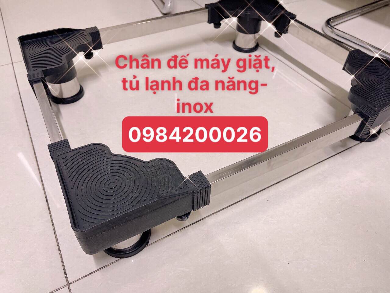 Chân kê máy giặt - tủ lạnh INOX KMG 10