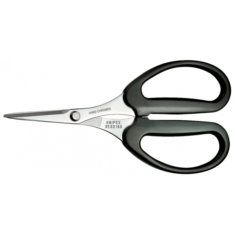 Kéo Knipex Cắt Sợi KEVLAR chiều dài 160mm, mạ Chrome - 95 03 160 SB