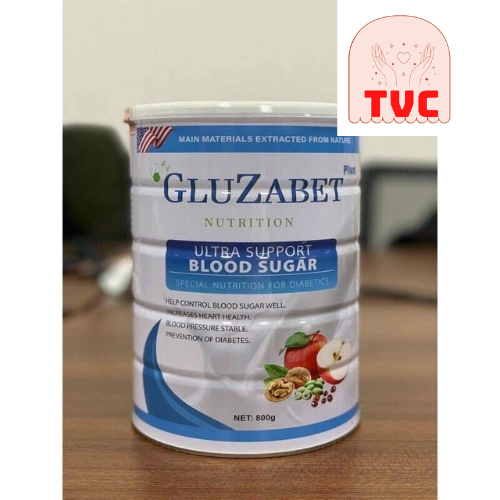 Gluzabet 800G , Sữa Non Dinh Dưỡng Dành Cho Người Tiểu Đường Giúp Điều Hòa Huyết Áp và Ngăn Ngừa Biến Chứng tiểu Đường