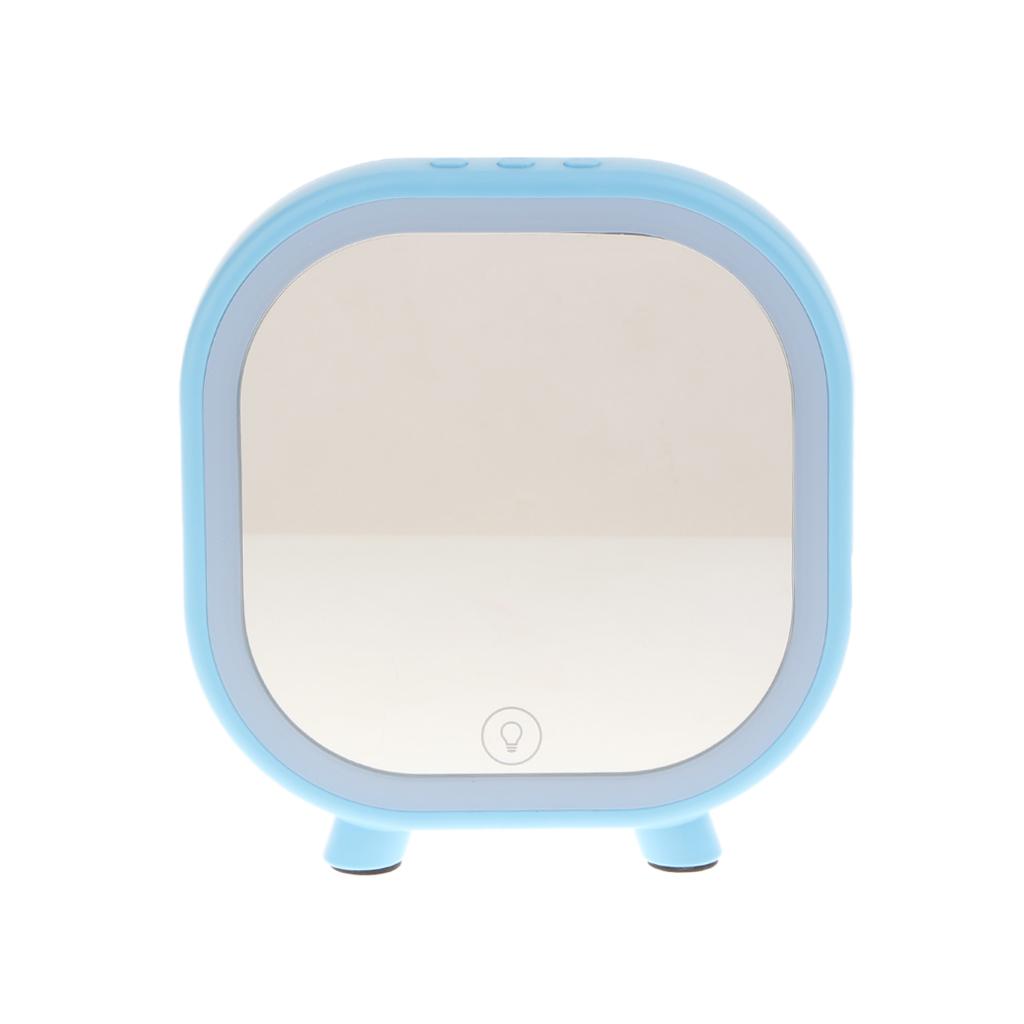 Wireless Bluetooth Speaker USB FM  LED Makeup Mirror Audio