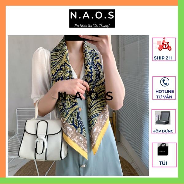 [KÈM HỘP+TÚI VẢI]-Khăn Đội đầu Lụa Vuông 90x90 cm Bandana Choàng Cổ đi biển Buộc Tóc Áo Yếm-Qùa tặng 20/10-quà tặng sinh nhật