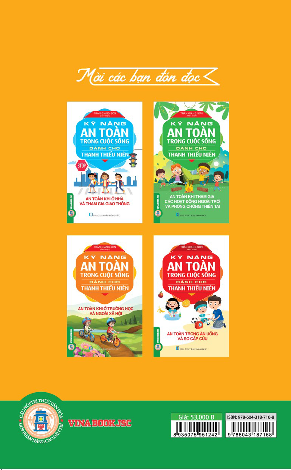 Combo 2 Kỹ Năng An Toàn Trong Cuộc Sống Dành Cho Thanh Thiếu Niên:  An Toàn Trong Ăn Uống Và Sơ Cấp Cứu + An Toàn Khi Tham Gia Các Hoạt Động Ngoài Trời Và Phòng Chống Thiên Tai