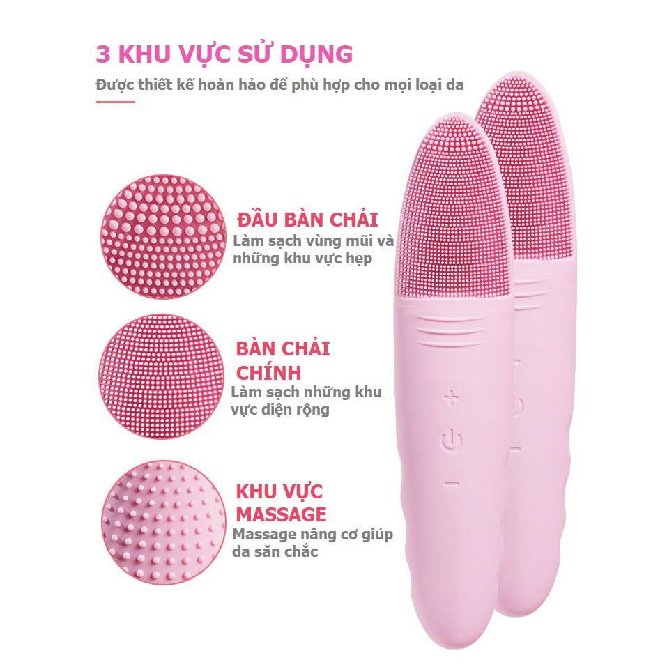 Máy Rửa Mặt AIKEDILI FICAL BRUSH &amp; MASSAGER + QUÀ TẶNG